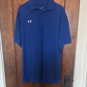 Under Armour Men's Deep Blue Polo Shirt